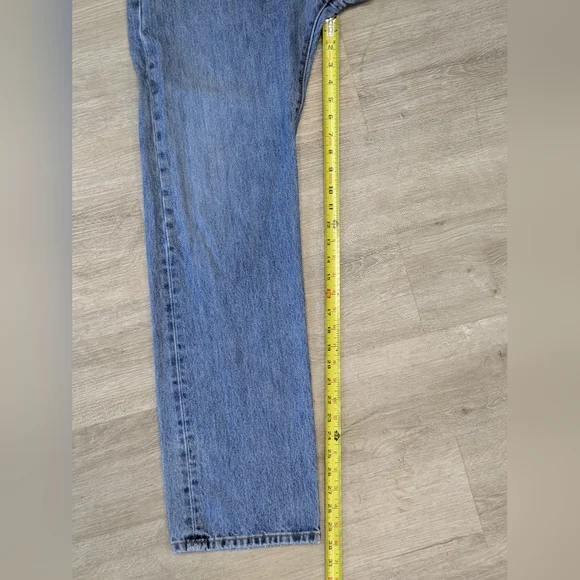 Levi's 501 Straight Blue Jeans - Picture 5 of 11